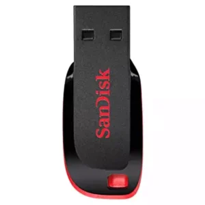 Pen Drive - SanDisk-32 GB USB 2.0 Black and Red