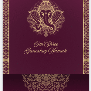 Wedding invitation card - sample