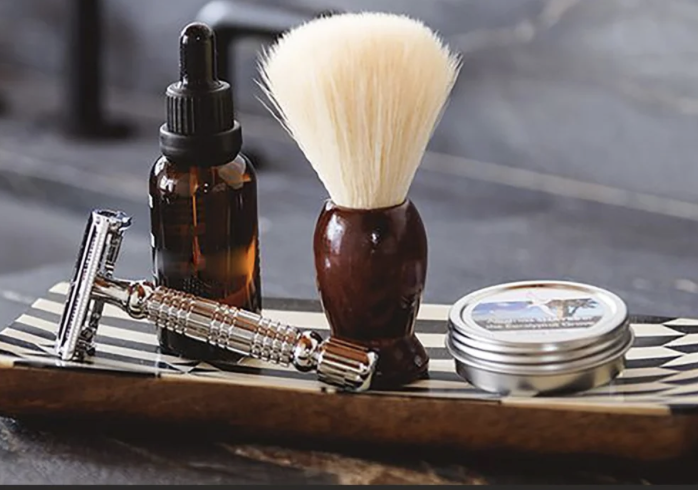 Wooden Shaving Kit for hotel box